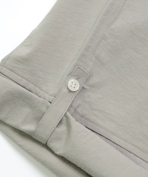 Yarmo] Vintage Finish Cotton Roll Up Sleeve Boxy Shirts | Domingo