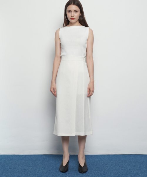 THE-ABON(エイボン)の「W327 rap long skirts beige(スカート・レディース・その他・FREE)」の3枚目の写真