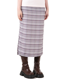 KATHARSIS（カタルシス）の「チェックパターンロングスカートレッド ONE SIZE（スカート）」