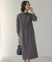 J.PRESS（ジェイプレス）の「【WEB限定カラーあり】TC ライトタンブラー シャツワンピース（ワンピース）」