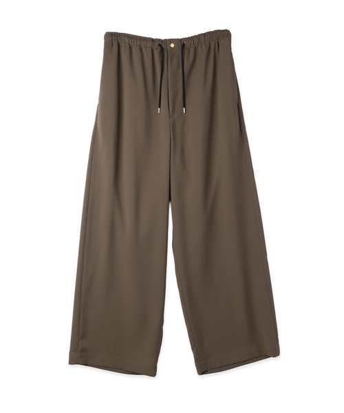 CULLNI(クルニ)の「Dry Stretch Cloth Extra Wide Drawstring Pant(スラックス・メンズ・ネイビー/ブラウン/ブラック・2/1/0)」の13枚目の写真