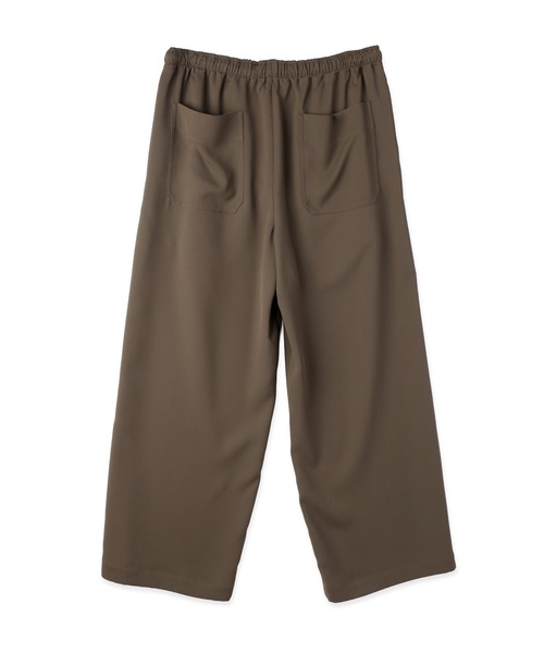 CULLNI(クルニ)の「Dry Stretch Cloth Extra Wide Drawstring Pant(スラックス・メンズ・ネイビー/ブラウン/ブラック・2/1/0)」の14枚目の写真