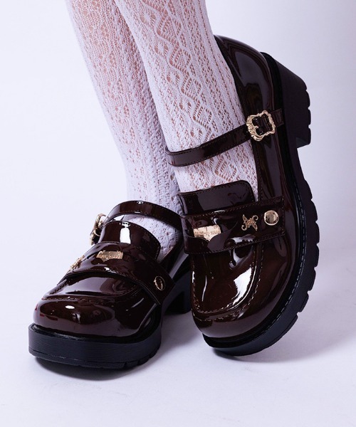 axes femme(アクシーズファム)の「2WAYフロントローファー(パンプス・レディース・ブラック/ブラウン/ピンク・LARGE/MEDIUM)」の2枚目の写真