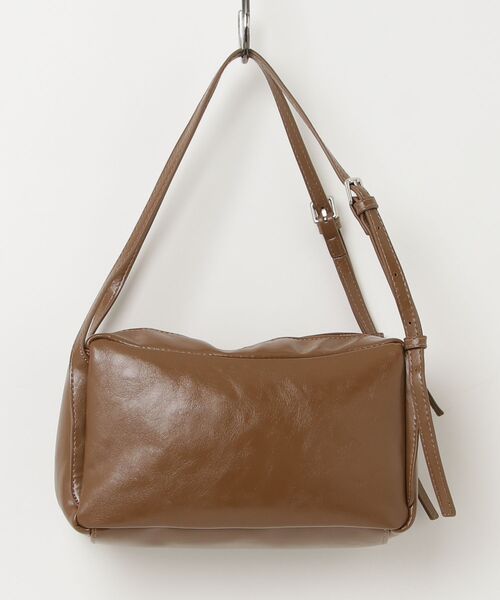 arholiday.standard(エーアールホリデースタンダード)の「2way square double strap shoulder bag / 2wayスクエアダブルストラップショルダーバッグ(ショルダーバッグ・レディース・キャメル/ブラック・FREE)」の21枚目の写真