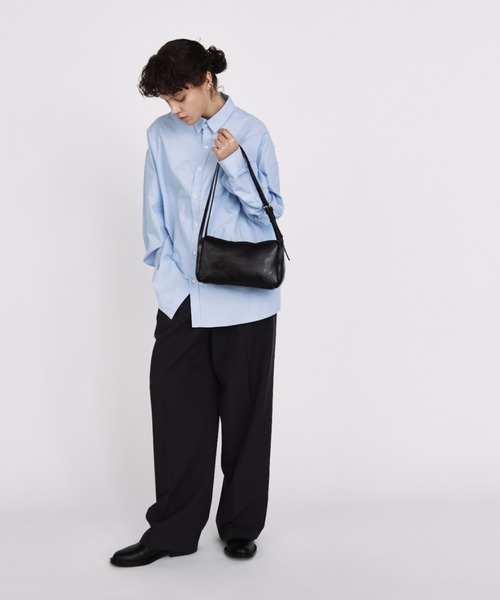 arholiday.standard(エーアールホリデースタンダード)の「2way square double strap shoulder bag / 2wayスクエアダブルストラップショルダーバッグ(ショルダーバッグ・レディース・キャメル/ブラック・FREE)」の13枚目の写真