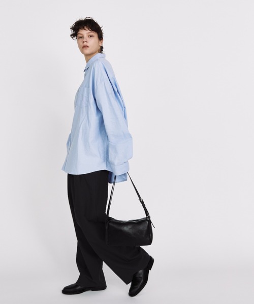 arholiday.standard(エーアールホリデースタンダード)の「2way square double strap shoulder bag / 2wayスクエアダブルストラップショルダーバッグ(ショルダーバッグ・レディース・キャメル/ブラック・FREE)」の14枚目の写真