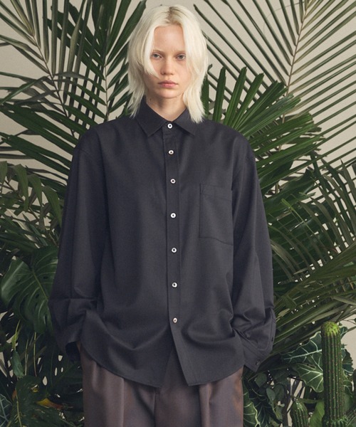T/Wプライムオーバーロングスリーブシャツ メゾンスペシャル UNISEX》T/W Prime-Over Long Sleeve Shirt/T/Wプライムオーバーロング