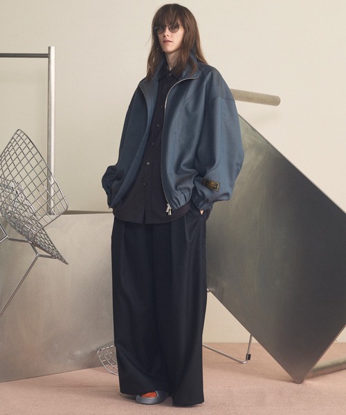 MAISON SPECIAL(メゾンスペシャル)の「《UNISEX》T/W Prime-Over Long Sleeve Shirt/T/Wプライムオーバーロングスリーブシャツ【MAISON SPECIAL/メゾンスペシャル】(シャツ/ブラウス・メンズ・ブラック/グレイッシュベージュ/マルチ/ダークブラック/ネイビー・0/1/2)」の7枚目の写真