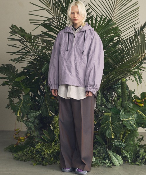 MAISON SPECIAL(メゾンスペシャル)の「《UNISEX》T/W Prime-Over Long Sleeve Shirt/T/Wプライムオーバーロングスリーブシャツ【MAISON SPECIAL/メゾンスペシャル】(シャツ/ブラウス・メンズ・ブラック/グレイッシュベージュ/マルチ/ダークブラック/ネイビー・0/1/2)」の15枚目の写真
