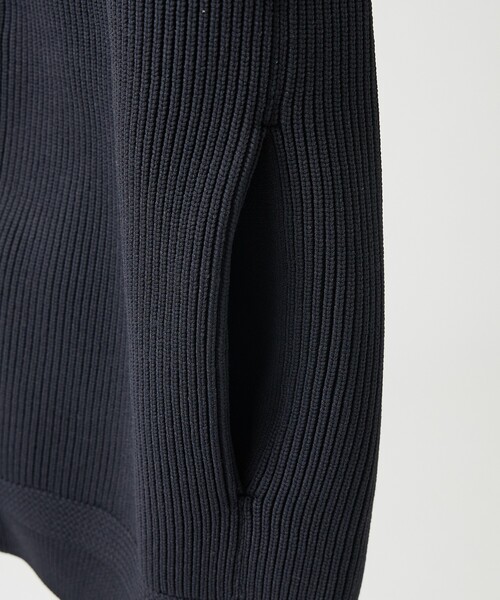 DESIGNWORKS（デザインワークス）の「【セットアップ対応】ドライバーズ ニットフーディ（パーカー・メンズ・ブルー/ダークオレンジ/ネイビー/グレイッシュベージュ・50/52/48/46）」の11枚目の写真