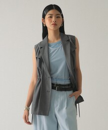 Ray BEAMS | レイヤード ドロスト ジレ(ベスト)