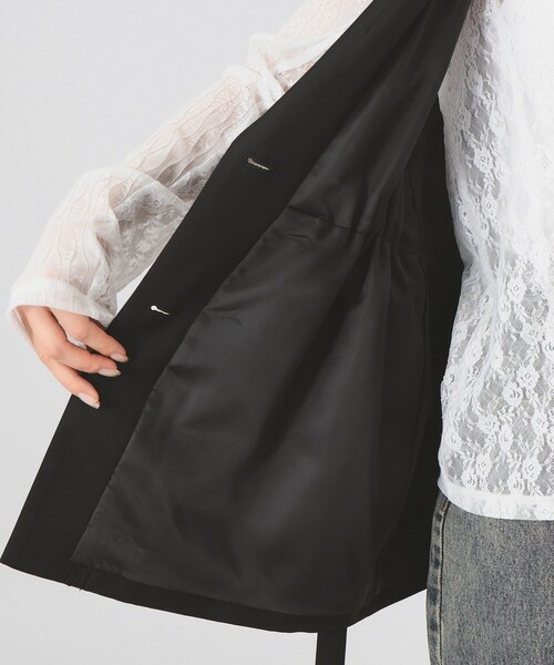 Ray BEAMS（レイビームス）の「レイヤード ドロスト ジレ（ベスト・レディース・グレー/ブラック・ONE SIZE）」の18枚目の写真