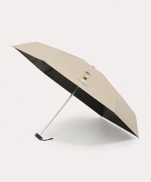 POLO RALPH LAUREN（ポロ ラルフ ローレン）の「遮光100％ 遮熱 折りたたみ日傘 ショルダーバッグ付 ポロベア（折りたたみ傘・レディース・ベージュ/ネイビー・FREE）」の19枚目の写真