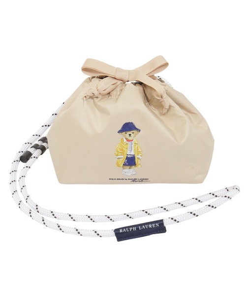 POLO RALPH LAUREN（ポロ ラルフ ローレン）の「遮光100％ 遮熱 折りたたみ日傘 ショルダーバッグ付 ポロベア（折りたたみ傘・レディース・ベージュ/ネイビー・FREE）」の17枚目の写真