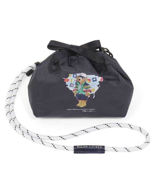 POLO RALPH LAUREN（ポロ ラルフ ローレン）の「遮光100％ 遮熱 折りたたみ日傘 ショルダーバッグ付 ポロベア（折りたたみ傘・レディース・ベージュ/ネイビー・FREE）」の12枚目の写真