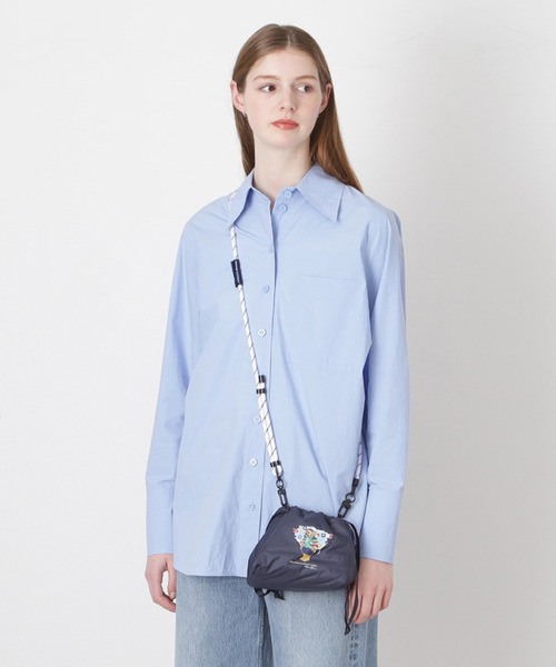 POLO RALPH LAUREN（ポロ ラルフ ローレン）の「遮光100％ 遮熱 折りたたみ日傘 ショルダーバッグ付 ポロベア（折りたたみ傘・レディース・ベージュ/ネイビー・FREE）」の9枚目の写真