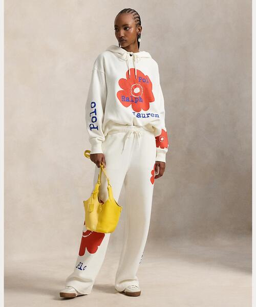フローラル ロゴ フリース フーディ（パーカー）｜POLO RALPH LAUREN