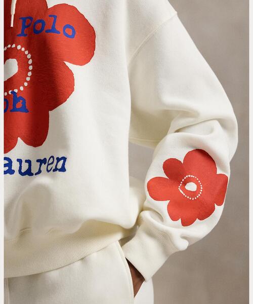 フローラル ロゴ フリース フーディ（パーカー）｜POLO RALPH LAUREN