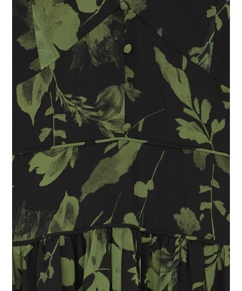 GRAINY FLOWER CHIFFON DRESS（ドレス）｜Ameri（アメリ）の