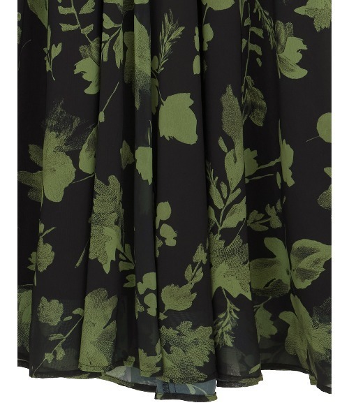 GRAINY FLOWER CHIFFON DRESS（ドレス）｜Ameri（アメリ）の