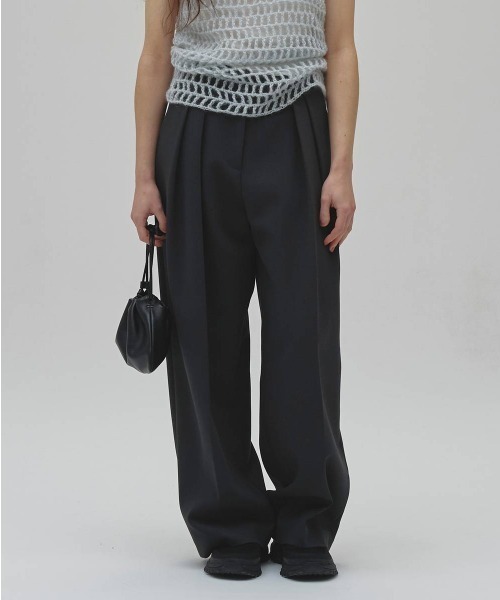 TODAYFUL/トゥデイフル】Bonding Wide Trousers/ボンディングワイド