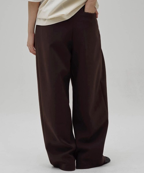TODAYFUL(トゥデイフル)の「【TODAYFUL/トゥデイフル】Bonding Wide Trousers/ボンディングワイドトラウザーパンツ(スラックス・レディース・モスグリーン/チャコールグレー/ブラック/ダークブラウン・36/38)」の12枚目の写真