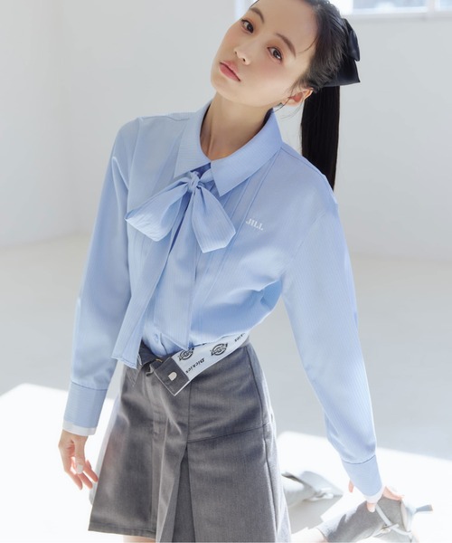 JILL by JILL STUART(ジルバイジルスチュアート)の「「Dickies × JILL by JILL STUART」別注タックミニスカート(スカート・レディース・グレー/ブルー/ブラウン/ベージュ・SMALL/MEDIUM)」の17枚目の写真