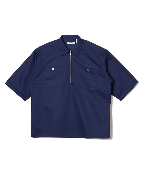MSML(エムエスエムエル)の「BANDANA HALF ZIP SHIRT(シャツ/ブラウス・メンズ・ネイビー/モスグリーン・XL/L/M)」の3枚目の写真