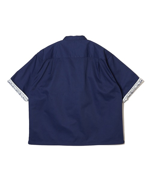 MSML(エムエスエムエル)の「BANDANA HALF ZIP SHIRT(シャツ/ブラウス・メンズ・ネイビー/モスグリーン・XL/L/M)」の6枚目の写真