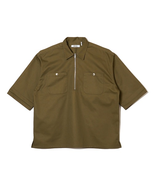MSML(エムエスエムエル)の「BANDANA HALF ZIP SHIRT(シャツ/ブラウス・メンズ・ネイビー/モスグリーン・XL/L/M)」の12枚目の写真