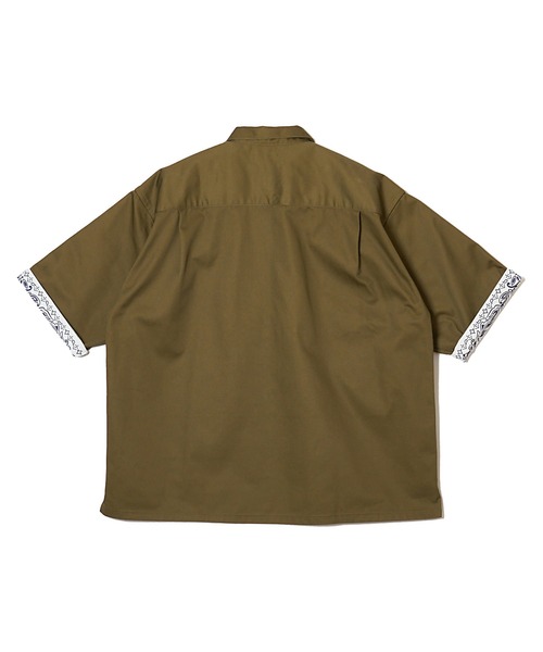 MSML(エムエスエムエル)の「BANDANA HALF ZIP SHIRT(シャツ/ブラウス・メンズ・ネイビー/モスグリーン・XL/L/M)」の15枚目の写真