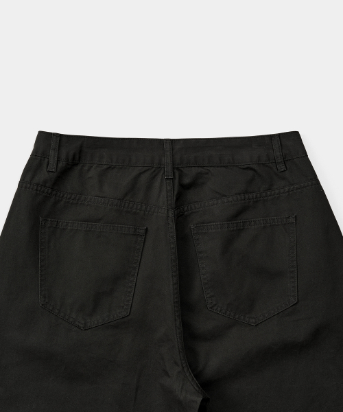 EXCONTAINER(エックスコンテナ)の「カーブドワイドコットンパンツ (ブラック)(その他パンツ・メンズ・その他・MEDIUM/LARGE/X-LARGE)」の4枚目の写真