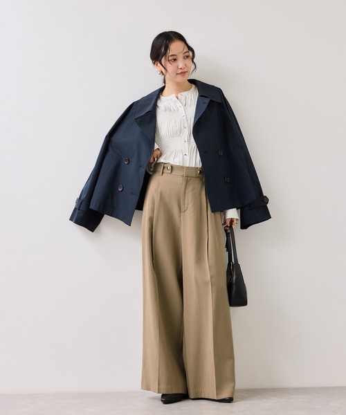 VIS(ビス)の「ツータックワイドパンツ/イージーケア(その他パンツ・レディース・ベージュ系その他/チャコールグレー・M/S)」の19枚目の写真