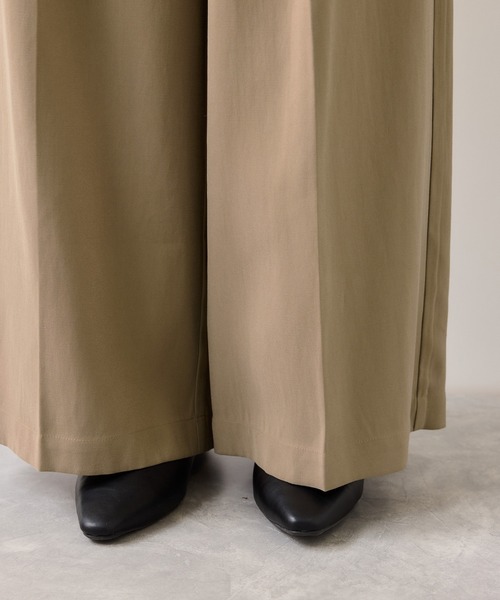 VIS(ビス)の「ツータックワイドパンツ/イージーケア(その他パンツ・レディース・ベージュ系その他/チャコールグレー・M/S)」の11枚目の写真