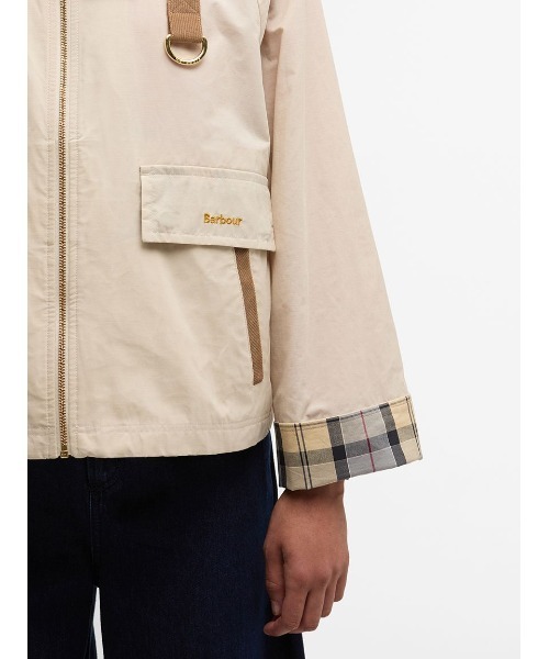Barbour(バブアー)の「【SPEY / スペイ】 シャワープルーフジャケット(レディース)(ブルゾン・レディース・オリーブ/クリーム/ネイビー・8/10/12)」の7枚目の写真