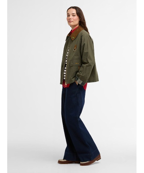 Barbour(バブアー)の「【SPEY / スペイ】 シャワープルーフジャケット(レディース)(ブルゾン・レディース・オリーブ/クリーム/ネイビー・8/10/12)」の10枚目の写真