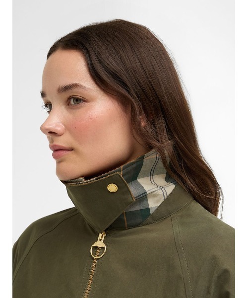 Barbour(バブアー)の「【SPEY / スペイ】 シャワープルーフジャケット(レディース)(ブルゾン・レディース・オリーブ/クリーム/ネイビー・8/10/12)」の14枚目の写真