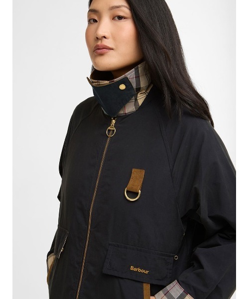 Barbour(バブアー)の「【SPEY / スペイ】 シャワープルーフジャケット(レディース)(ブルゾン・レディース・オリーブ/クリーム/ネイビー・8/10/12)」の19枚目の写真