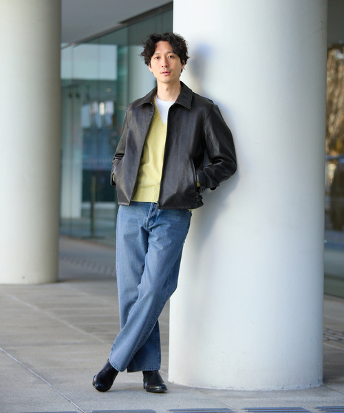 EDIFICE（エディフィス）の「ラム アンティーク レザー ジャケット（ブルゾン・メンズ・ブラック・LARGE/MEDIUM）」の12枚目の写真