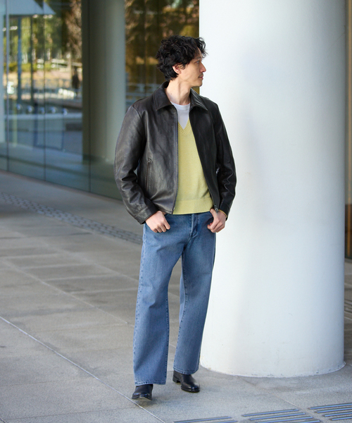 EDIFICE（エディフィス）の「ラム アンティーク レザー ジャケット（ブルゾン・メンズ・ブラック・LARGE/MEDIUM）」の13枚目の写真