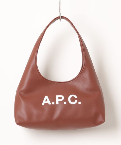 A.P.C.（アーペーセー）の「BABY NINON SHOULDER（ショルダーバッグ・レディース・ベージュ系その他/ブラウン・ONESIZE）」の2枚目の写真