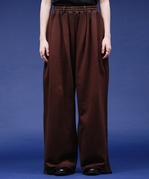 selle glant(セレグランテ)の「HEAVY WEIGHT DESIGN SWEAT PANTS/ヘビーウェイトデザインスウェットパンツ(スウェットパンツ・メンズ・ダークブラウン/杢グレー/ブラック・LARGE/MEDIUM/SMALL)」の3枚目の写真