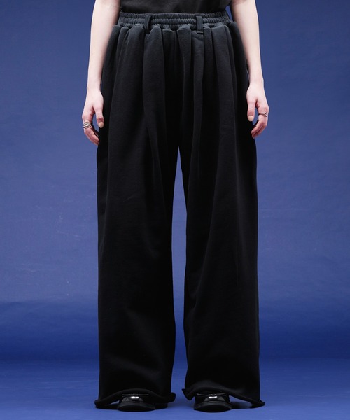 selle glant(セレグランテ)の「HEAVY WEIGHT DESIGN SWEAT PANTS/ヘビーウェイトデザインスウェットパンツ(スウェットパンツ・メンズ・ダークブラウン/杢グレー/ブラック・LARGE/MEDIUM/SMALL)」の1枚目の写真