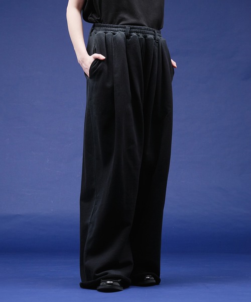 selle glant(セレグランテ)の「HEAVY WEIGHT DESIGN SWEAT PANTS/ヘビーウェイトデザインスウェットパンツ(スウェットパンツ・メンズ・ダークブラウン/杢グレー/ブラック・LARGE/MEDIUM/SMALL)」の5枚目の写真