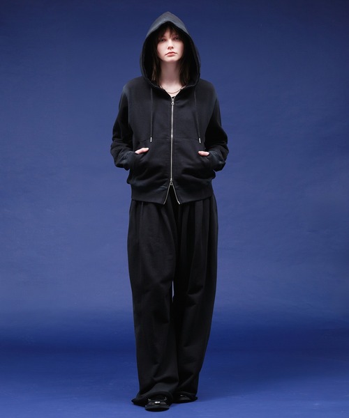 selle glant(セレグランテ)の「HEAVY WEIGHT DESIGN SWEAT PANTS/ヘビーウェイトデザインスウェットパンツ(スウェットパンツ・メンズ・ダークブラウン/杢グレー/ブラック・LARGE/MEDIUM/SMALL)」の14枚目の写真