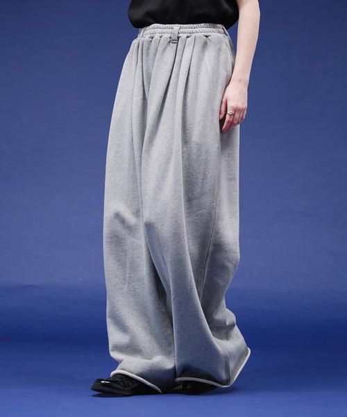 selle glant(セレグランテ)の「HEAVY WEIGHT DESIGN SWEAT PANTS/ヘビーウェイトデザインスウェットパンツ(スウェットパンツ・メンズ・ダークブラウン/杢グレー/ブラック・LARGE/MEDIUM/SMALL)」の18枚目の写真