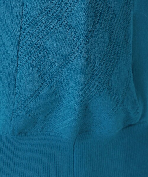 BLACK LABEL CRESTBRIDGE(ブラックレーベル・クレストブリッジ)の「ヴィスコンフィーモックネックニットTシャツ(Tシャツ/カットソー・メンズ・ブルー系その他4/ブラック・M/L/XL)」の11枚目の写真