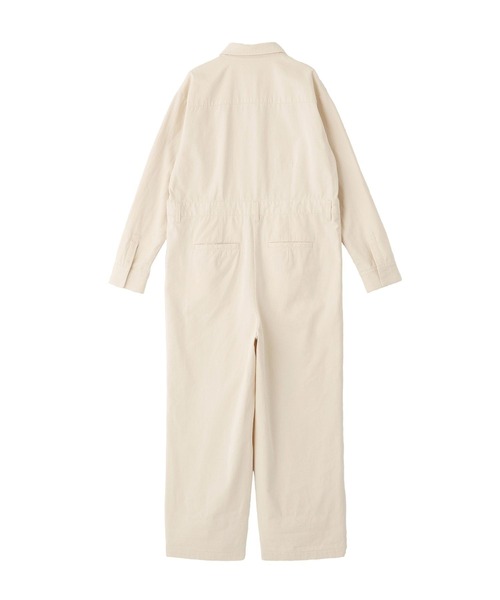 AMERICAN HOLIC(アメリカンホリック)の「デニムジャンプスーツ(つなぎ/オールインワン・レディース・ライトインディゴブルー/オフホワイト・L/M)」の13枚目の写真