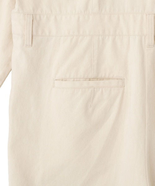 AMERICAN HOLIC(アメリカンホリック)の「デニムジャンプスーツ(つなぎ/オールインワン・レディース・ライトインディゴブルー/オフホワイト・L/M)」の9枚目の写真