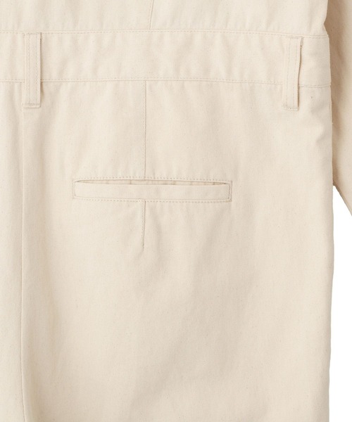 AMERICAN HOLIC(アメリカンホリック)の「デニムジャンプスーツ(つなぎ/オールインワン・レディース・ライトインディゴブルー/オフホワイト・L/M)」の10枚目の写真